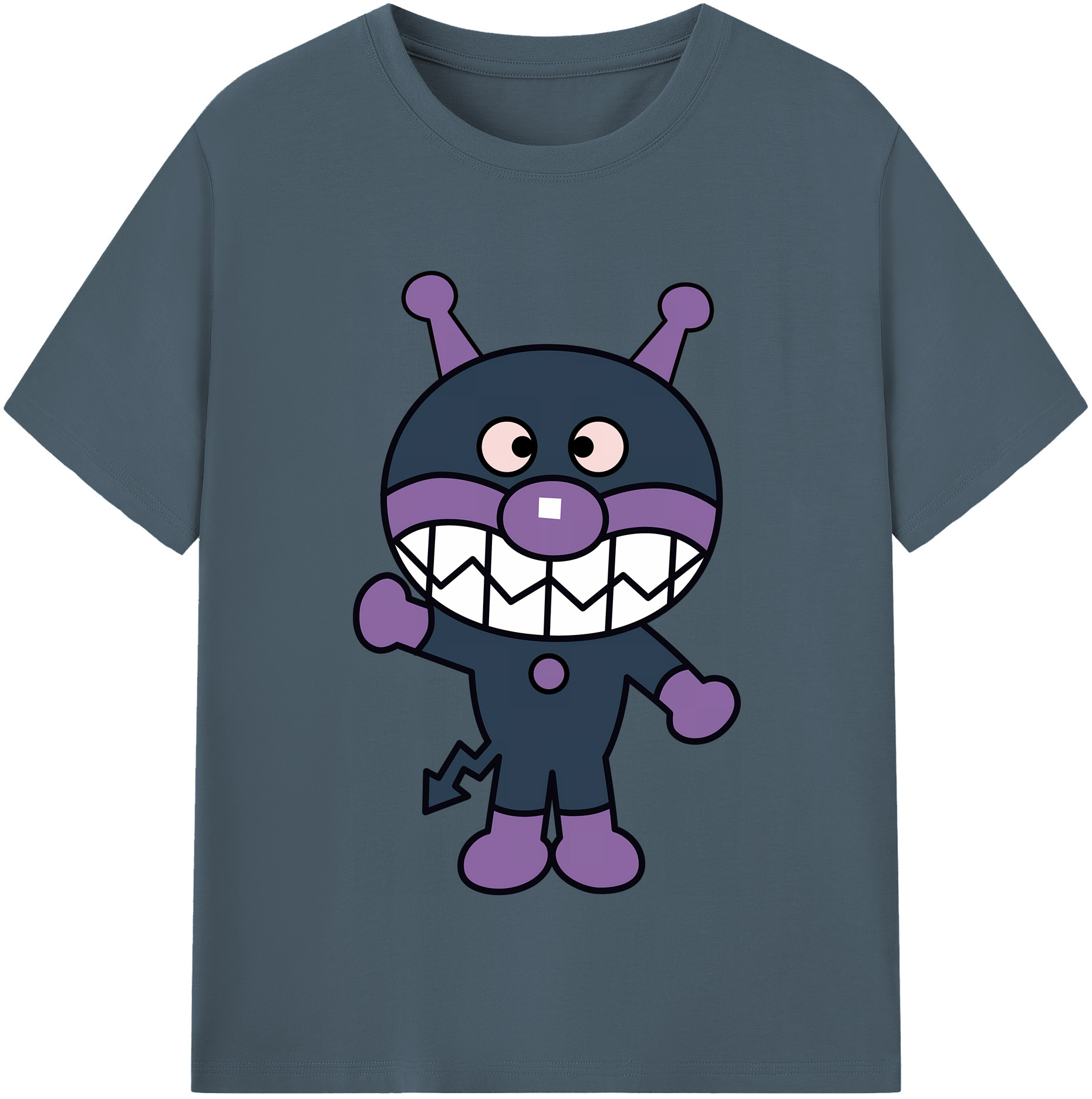 （画像用） アンパンマン Anpanman 綿100％半袖Tシャツ（フロントプリント）